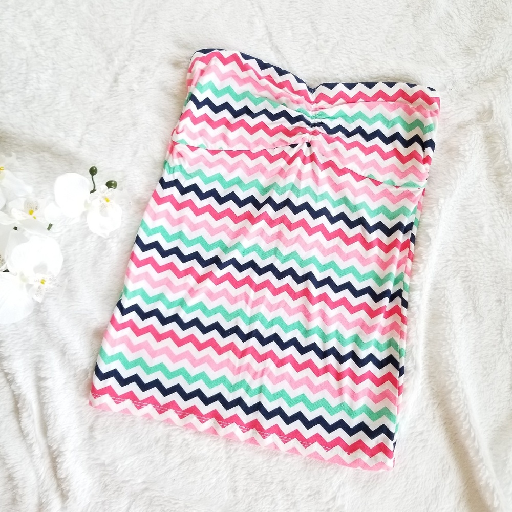 Chevron Tube Top